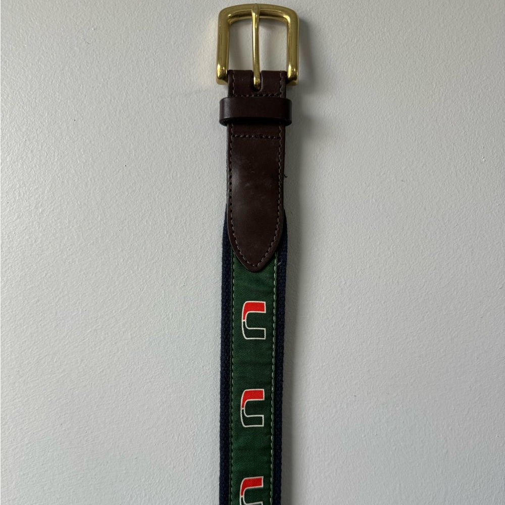 Vineyard Vines University of Miami Club Belt - Men’s